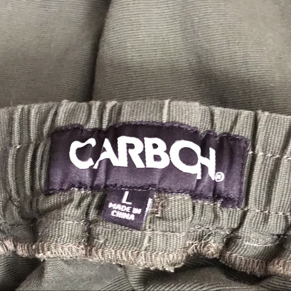 Army Green Men’s Carbon Joggers - Picture 3 of 5